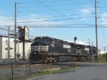 NS 9555 and 9597 head east